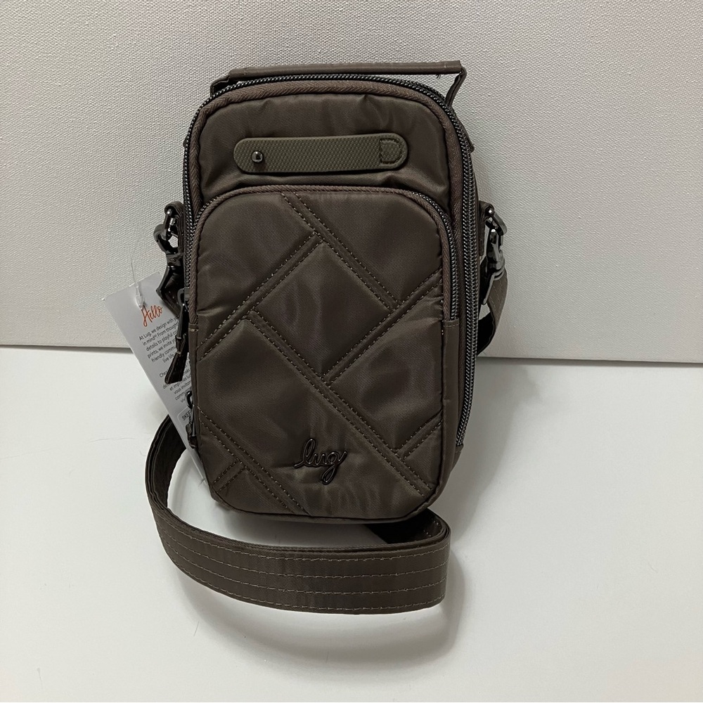 Lug Skeeter Mini crossbody bag. Light Walnut color. Brand new with tags.